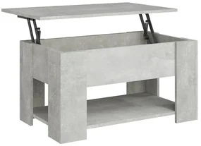 vidaXL Salontafel 79x49x41 cm bewerkt hout betongrijs