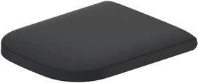 Duravit Happy D.2 Closetzitting Softclosing 36,7x43x4,3 cm Mat Antraciet
