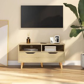 vidaXL Tv-meubel 90x40x48,5 cm spaanplaat sonoma eikenkleurig