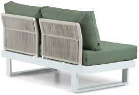 Hoek loungeset 5 personen Aluminium Wit  Lifestyle Garden Furniture Lorenzo