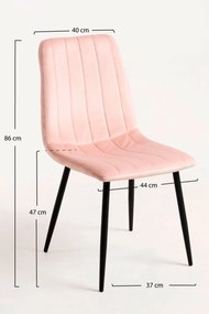 Fluwelen Liny Stoel