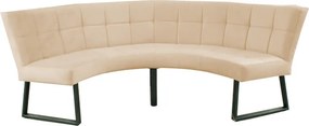 Eetkamerbank - Amsterdam - stof Element beige 06 - geschikt voor tafel 130 cm