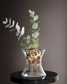 Vaas Bloom - Metaal & Glas - Goud - Incl. bal