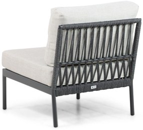 Hoek loungeset 6 personen Aluminium/rope Grijs  Coco Puerto