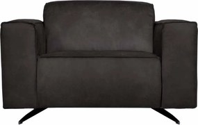 Fauteuil - Lambada - leer Colorado antraciet 01