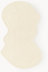 Handgetuft wollen vloerkleed Aliza in organische vorm