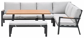 Garden Impressions Lissabon lounge dining set 6-delig R - valley sand