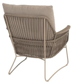 4 Seasons Outdoor Botanic loungestoel latte  Loungestoel    taupe weerbestendig