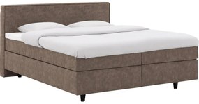 Goossens Basic Boxspring Compleet Inus, Vlak 180 x 200 cm (=2x 90 x 200 cm) met hoofdbord