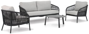 Stoel en Bank Loungeset 5 personen Aluminium/rope Grijs  Coco Puerto/Rimini