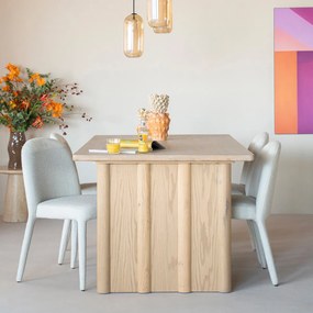 Eleonora Jake Design Eettafel Eiken Naturel 180x100 Cm - 180 X 100cm.