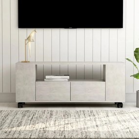 vidaXL Tv-meubel 120x35x43 cm bewerkt hout betongrijs