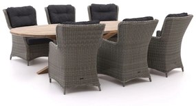 Intenso Milano/ROUGH-Y Ellips 280cm lounge-dining tuinset 7-delig