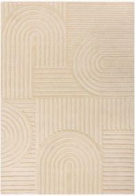 Handgetuft hoog-laag wollen vloerkleed Zen Garden