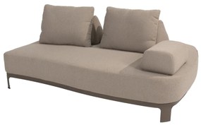 4 Seasons Outdoor Santorini hoek loungebank terre met knuffelhoek  Loungebank    bruin weerbestendig