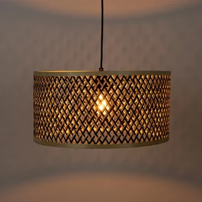 Ronde Hanglamp Bamboe 45 Cm