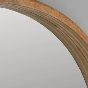 Dutchbone Caroun Grote Ronde Spiegel Van Bamboe 80 Cm - 80x4cm
