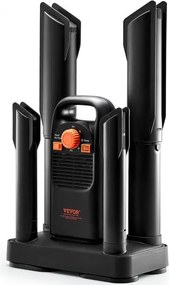 VEVOR Uitneembare schoenendroger met 4 buizen, laarzendroger, sneldrogend