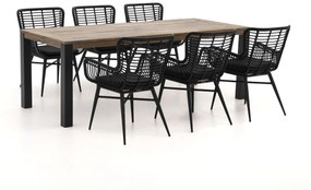 Intenso Asti/ROUGH-S 220cm dining tuinset 7-delig
