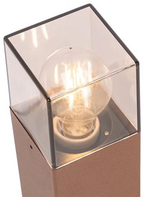 Buitenlamp 50 cm roestbruin met grondpin en kabelmof - Denmark