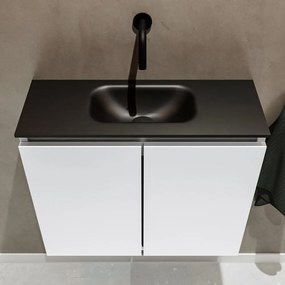 Mondiaz Ture 60cm toiletmeubel talc met wastafel urban midden geen kraangat