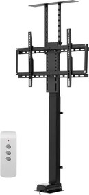 VEVOR Gemotoriseerde TV-liftstandaard Verstelbare TV-liftstandaard voor 813-1178 mm TV's (draagvermogen 54 kg), elektrische TV-beugel met afstandsbediening, TV-standaard met max. VESA 60 x 40 cm