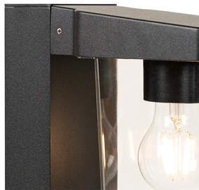 Moderne staande buitenlamp zwart 60 cm IP54 - Chimay Modern E27 IP54 Buitenverlichting