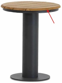 Stoel en Bank Loungeset 4 personen Aluminium/rope Grijs  Coco Puerto/Salerno