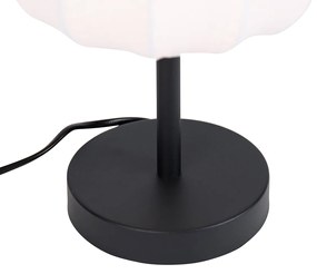 Japandi tafellamp zwart met wit - Madleine