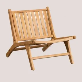 Fauteuil In Teakhout Caima Teakhout - Sklum