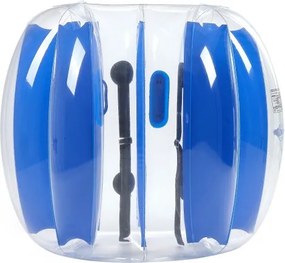 VEVOR Opblaasbare Bumperbal (1 stuk) 1,2 m, duurzame 0,5 mm dikke PVC Bubble Knocker Collision Ball voor buitensporten, teamspellen, speelgoed voor in de tuin en park (blauwe strepen)