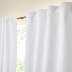 Verduisteringsgordijn in gewassen linnen, ruflette-afwerking, PRIVATE