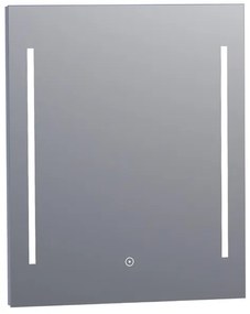 Saniclass spiegel Deline - 60x70cm - verlichting - aluminium 3863s