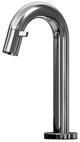 Hansa Hansanova Style toiletkraan 94mm inclusief vaste uitloop staal 5093810196
