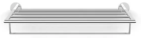 Nemo Start Lano handdoekrek met extra handdoekhouder messing wandmontage 10803B