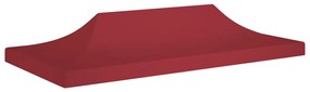 vidaXL Partytentdak 270 g/m² 6x3 m bordeauxrood