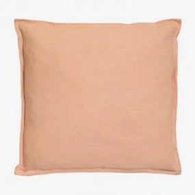 Vierkant Katoenen Kussen (45x45 Cm) Elezar Roze – Kwarts - Sklum