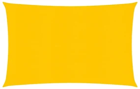 vidaXL Zonnezeil 160 g/m² 2,5x4 m HDPE geel