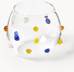 Kleine mondgeblazen borosilicaatglazen Perli, 4-delig