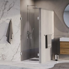 Brauer Void profielloze pendeldeuren 60cm chroom