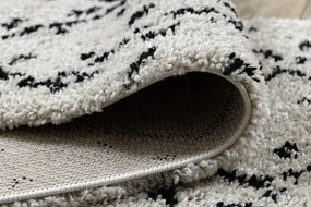 Tapijt, Vloerbekleding BERBER TETUAN B751 zigzag , crème - voor keuken, naar de gang