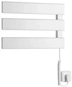 Aqualine Elvis elektrische handdoekradiator 48x33cm 50W wit