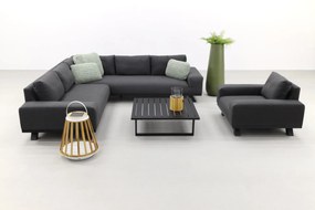 Barcelona/Cuba Sunbrella loungeset - Sooty - 4-delig - incl. loungestoel OP=OP