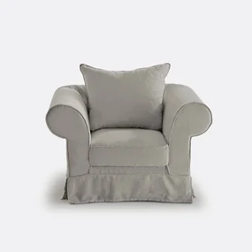 Fauteuil in katoen, comfort superieur, Adélia