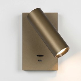 Elias Bedlamp Brons Met Schakelaar En USB-C