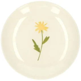 Gebaksbordje, steengoed, paardenbloem,Ø 16 cm