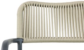 Tuinstoel stapelbaar Aluminium/rope Taupe-naturel-bruin Coco Penya