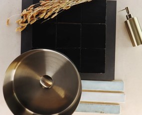 Handvorm Tegel 13x13 Cm Baltimore Mat Zwart RBT65