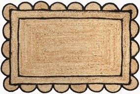 Juten deurmat Scallop
