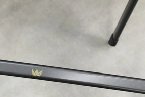 Balero ronde verstelbare bistroset strekmetaal Ø105 cm. - Antraciet